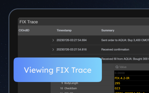 brokereach viewing FIX trace